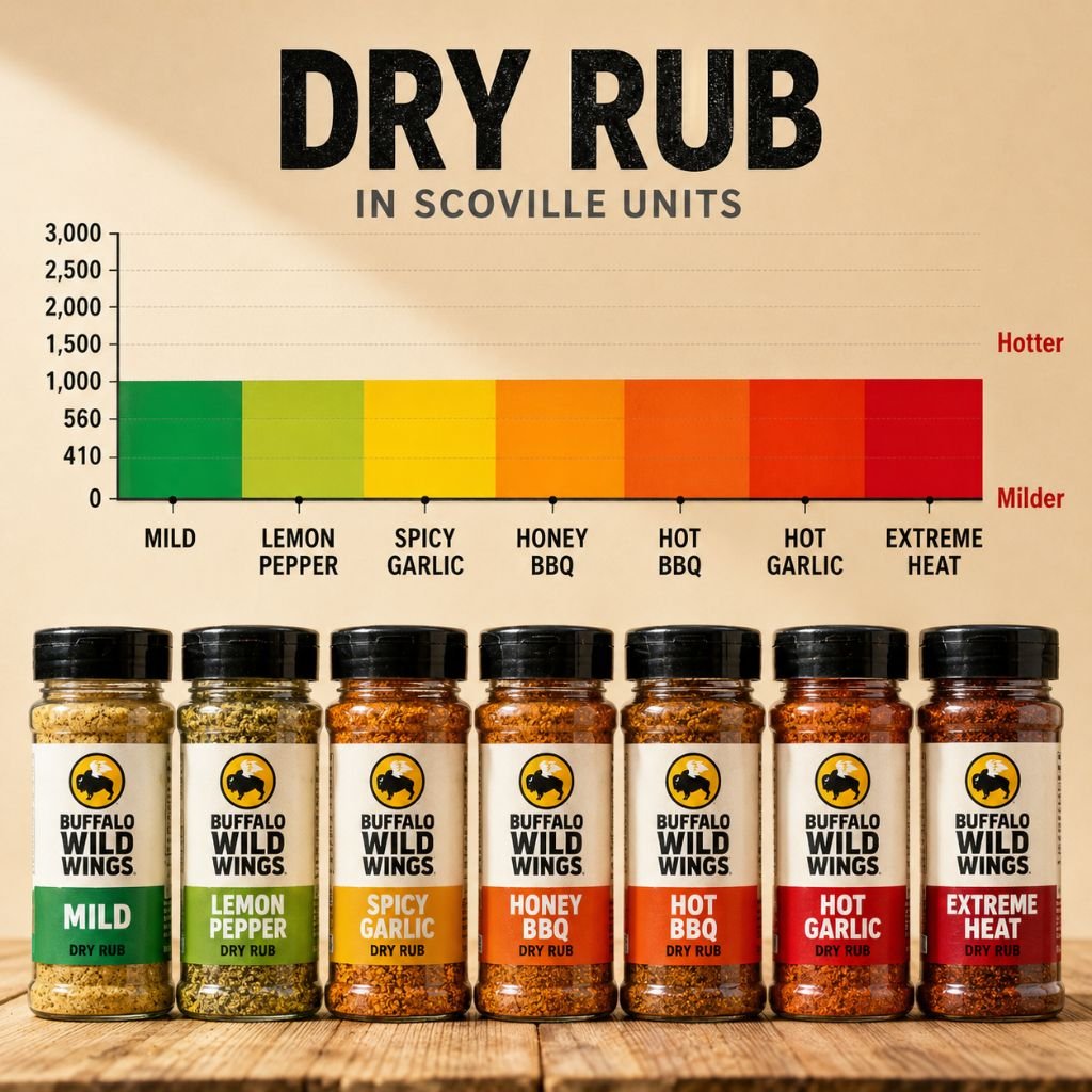 DRY RUB in scoville units