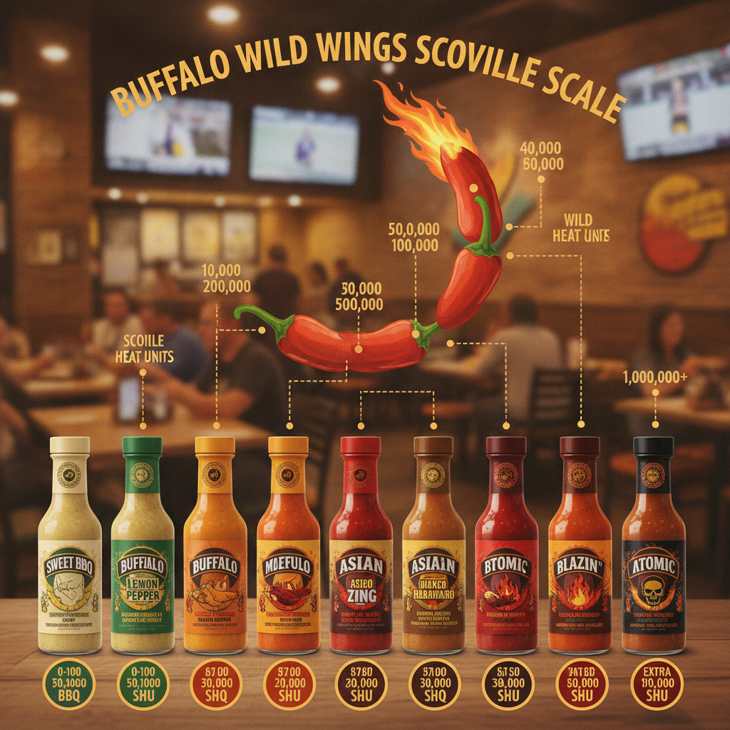 buffalo wild wings scoville scale